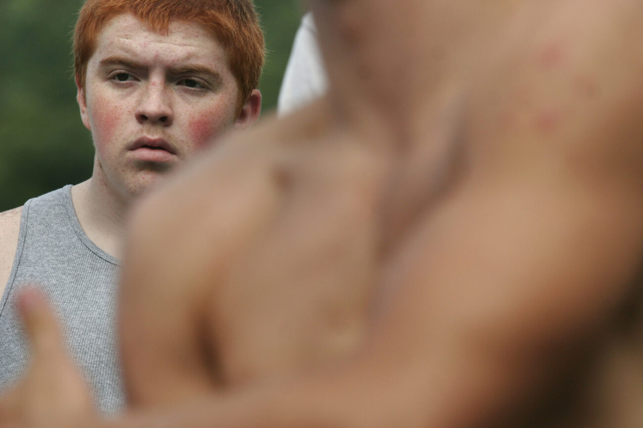 Strength and determination keep the players on Knott County Central High School's football team focused on their coach who warn them to stay tough and "stay off the bottle," for tomorrow night's game against Pike County Central High School.