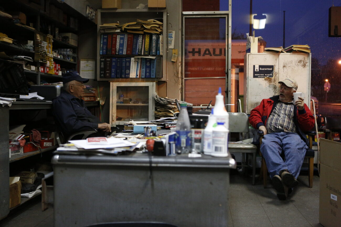 As Roy gets older his part in the business starts to get smaller but he has no plan to retire. ."What's the use of retiring? Once a grease money, always a grease monkey."..Photo by Coty J. Giannelli