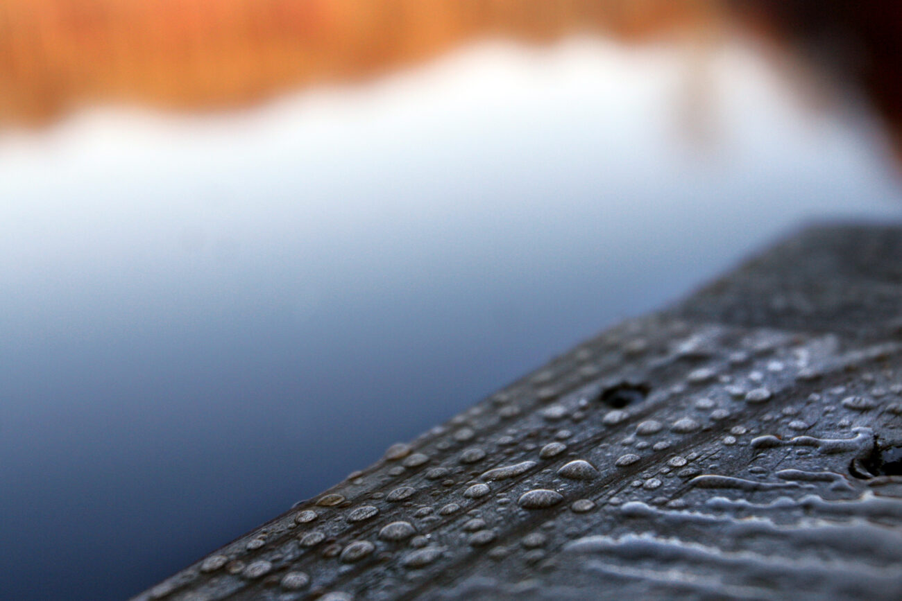 Dew covers the dock overlooking the pond at J.M. Feltner 4H Camp in London, Ky. during the early morning hours of Thursday, Oct. 25, 2012. ..Photo by Amelia Orwick