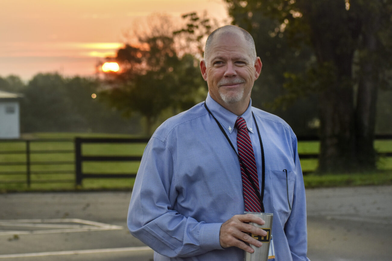 Principal Tracy finds most of his joy being able to be there for his family and school community. Tracy said that he would always be back on Monday mornings at Franklin County High School in Frankfort, Kentucky, on Thursday, Oct. 14, 2021.