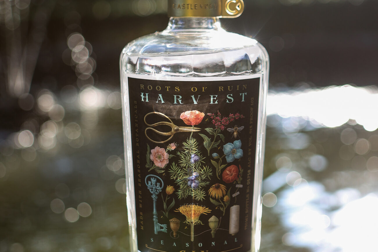 Seasonal harvest gin is released at Castle & Key Distillery on Thursday, October 14, 2021, in Frankfort, KY.