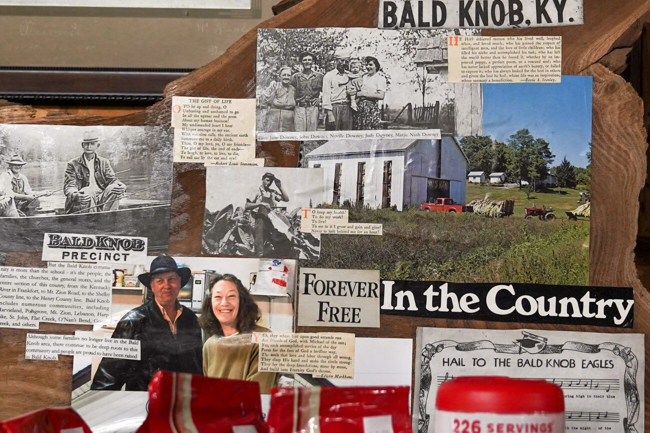 Historical memorabilia of the Bald Knob Little Market in Frankfort, Kentucky on Thursday, Oct. 6, 2022.
Photo | Bryce Towle.